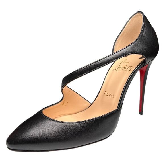 Christian Louboutin Catchy One 100 Nappy Shiny Pumps EU39 US 9 - Picture 1 of 13